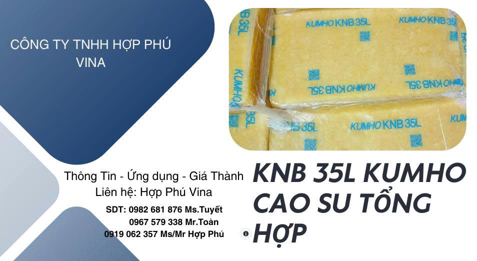 CAO SU TỔNG HỢP KNB 35L - KUMHO KNB 35L - KNB 35L Synthetic Rubber ( Acrylontrile Butadiene Rubber)