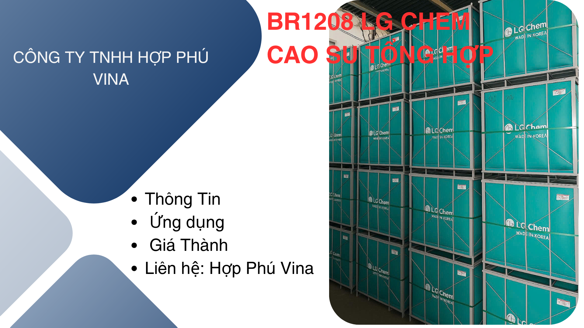 Cao su tổng hợp BR1208 LG