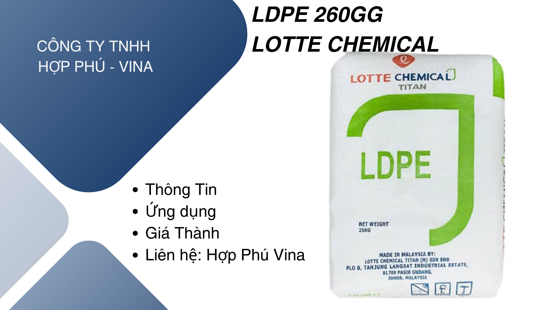HẠT NHỰA LDPE 260GG