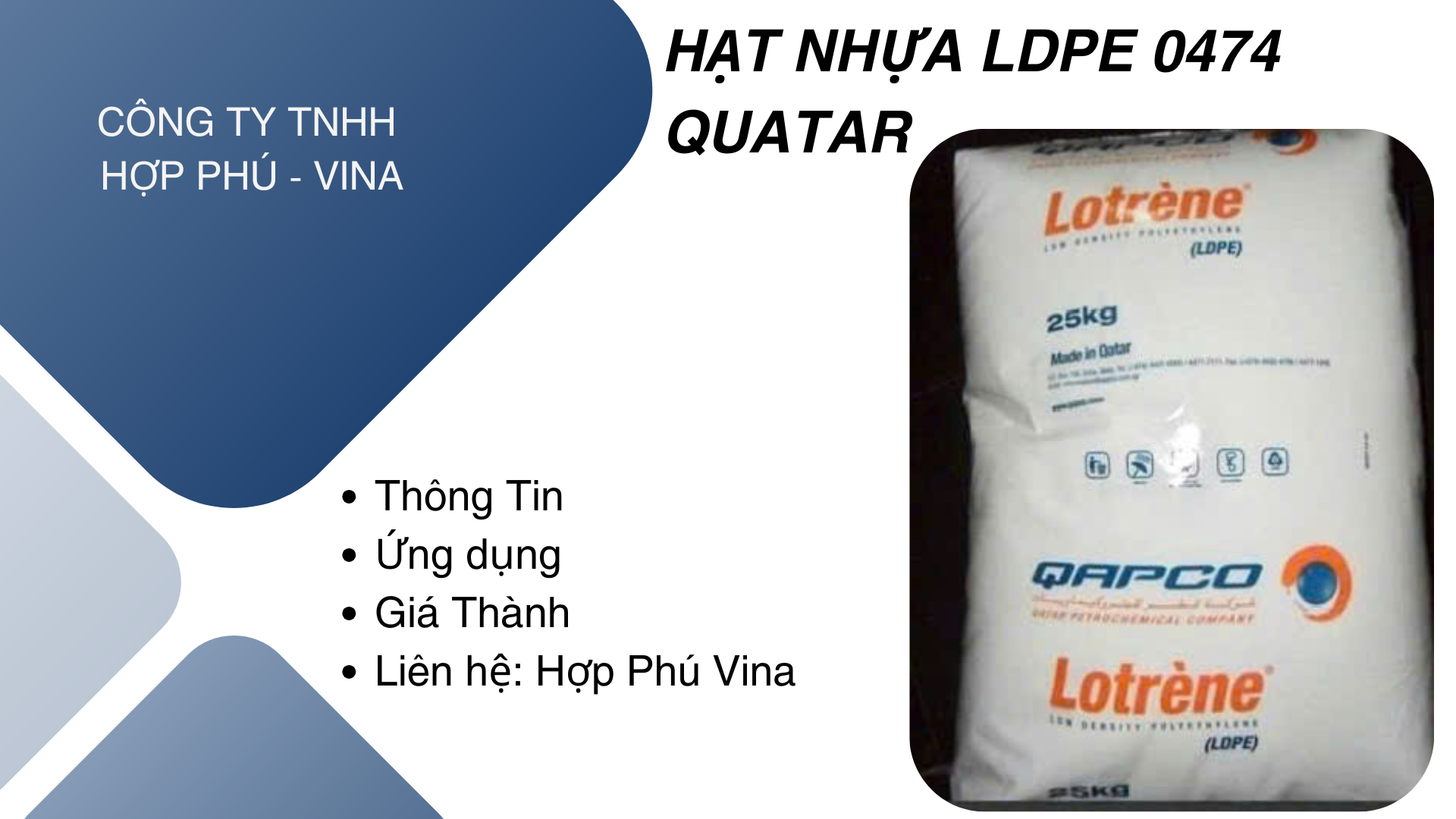 HẠT NHỰA LDPE0474