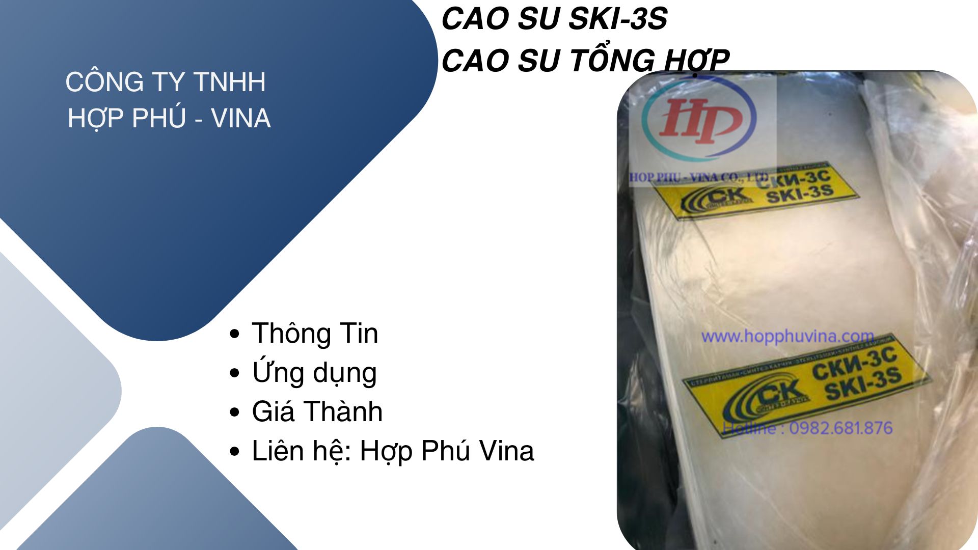 Cao su tổng hợp SKI-3S
