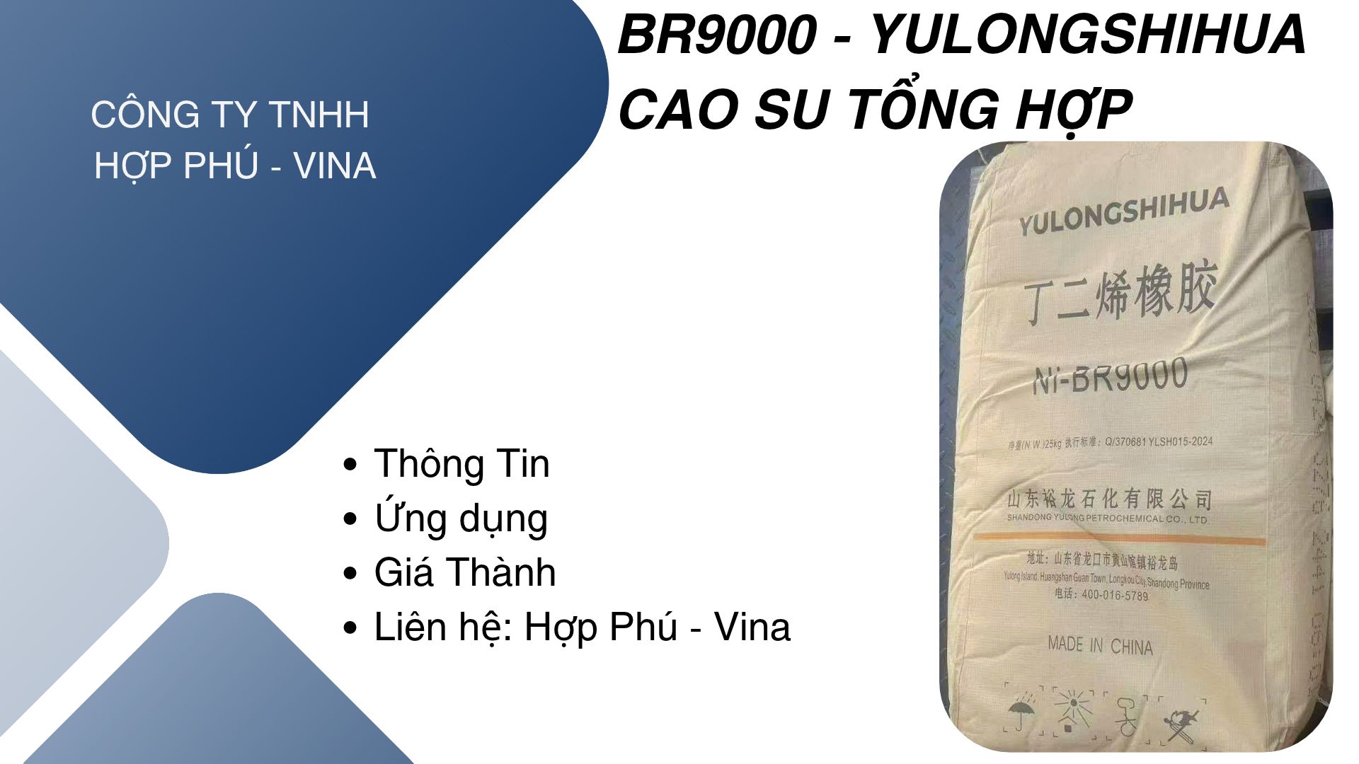 CAO SU TỔNG HỢP BR9000 YULONGSHIHUA